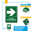 Vía de Evacuación Dirección Recta