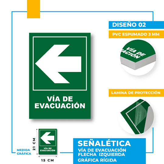 Vía de Evacuación Dirección Recta