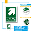 Vía de Evacuación Dirección Diagonal
