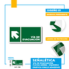 Vía de Evacuación Dirección Diagonal