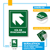 Vía de Evacuación Dirección Diagonal