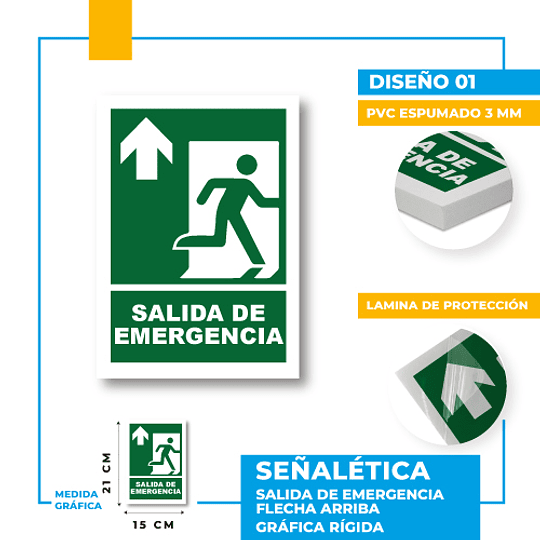 Salida de Emergencia Dirección Recta