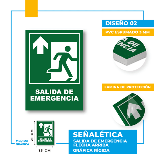 Salida de Emergencia Dirección Recta