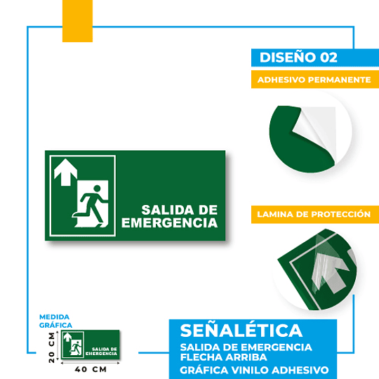 Salida de Emergencia Dirección Recta