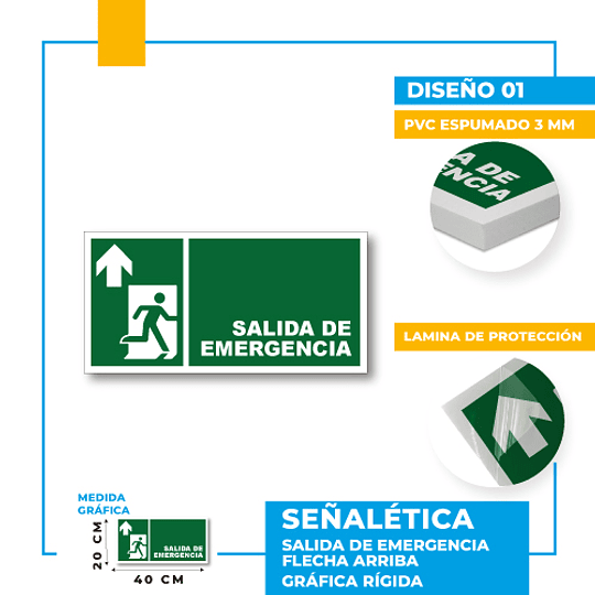 Salida de Emergencia Dirección Recta