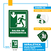 Salida de Emergencia Dirección Recta
