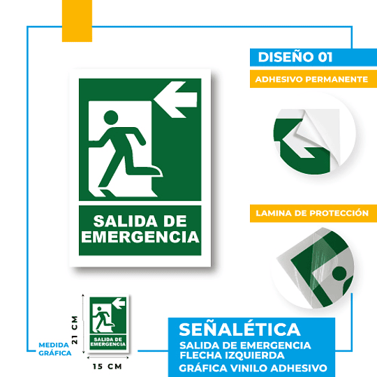 Salida de Emergencia Dirección Recta