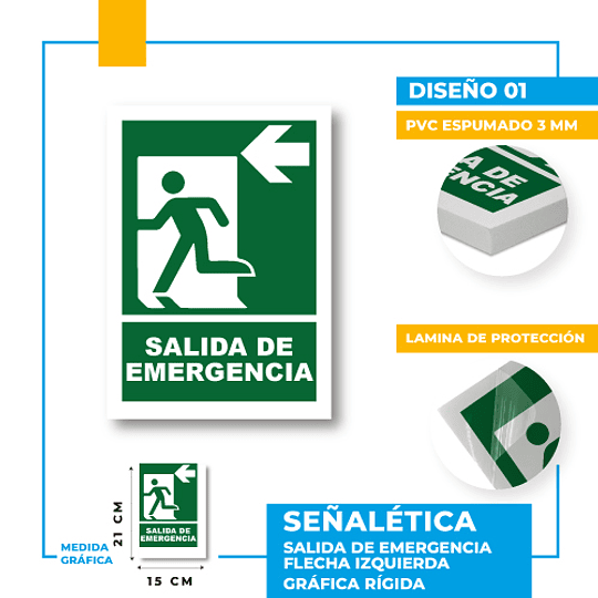 Salida de Emergencia Dirección Recta