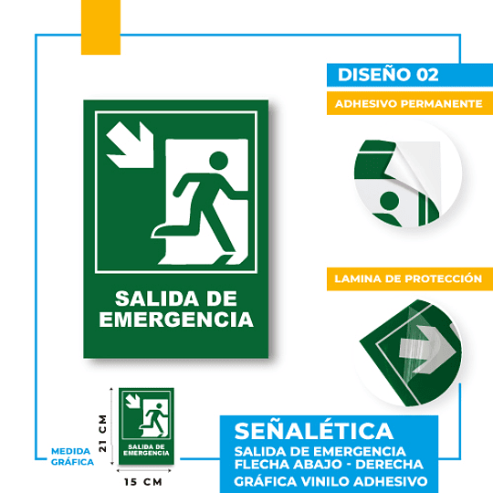 Salida de Emergencia Dirección Diagonal