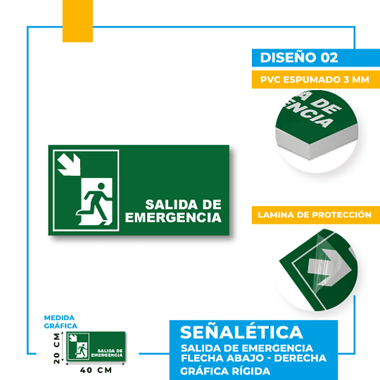 Salida de Emergencia Dirección Diagonal