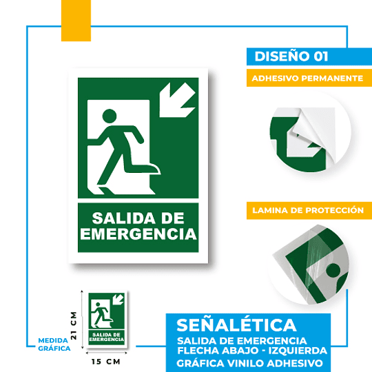 Salida de Emergencia Dirección Diagonal