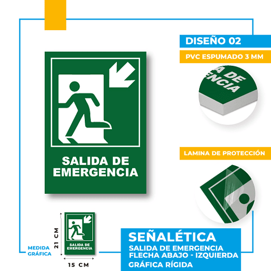 Salida de Emergencia Dirección Diagonal