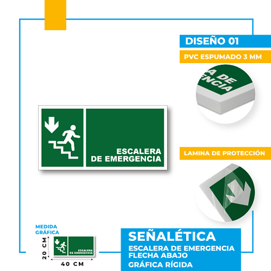Escalera de Emergencia Dirección Recta