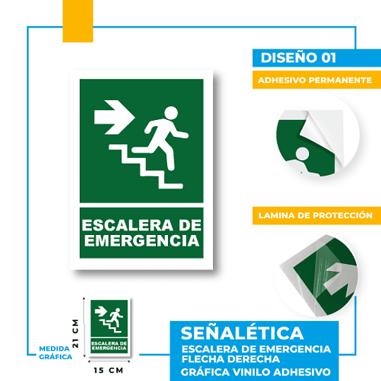 Escalera de Emergencia Dirección Recta