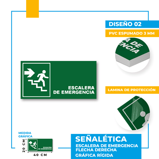 Escalera de Emergencia Dirección Recta