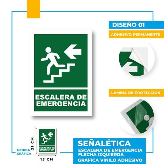 Escalera de Emergencia Dirección Recta