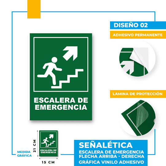 Escalera de Emergencia Dirección Diagonal