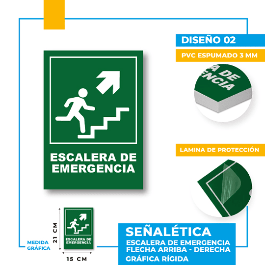 Escalera de Emergencia Dirección Diagonal