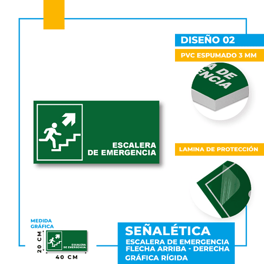 Escalera de Emergencia Dirección Diagonal