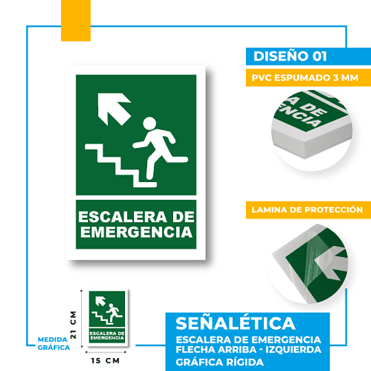 Escalera de Emergencia Dirección Diagonal