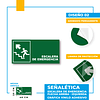 Escalera de Emergencia Dirección Diagonal