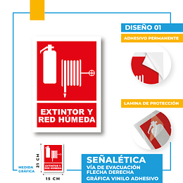 Extintor y Red Húmeda 