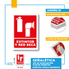 Extintor y Red Seca