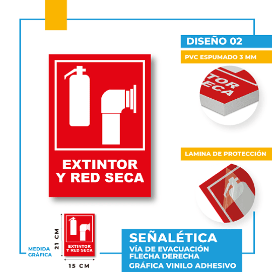 Extintor y Red Seca