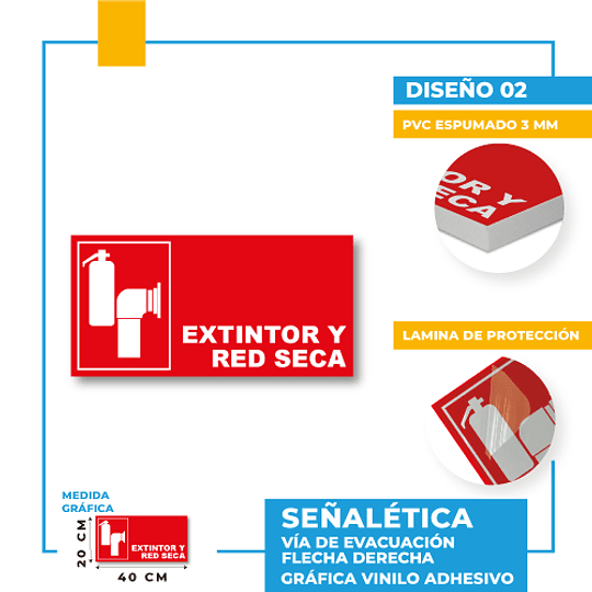 Extintor y Red Seca