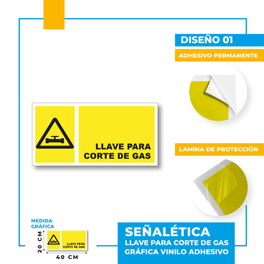 Llave para Corte de Gas