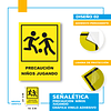 Precaución Niños Jugando