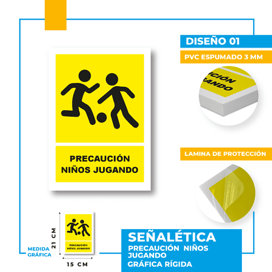 Precaución Niños Jugando