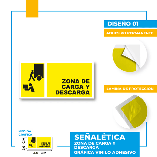 Precaución Zona de Carga y Descarga