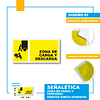 Precaución Zona de Carga y Descarga