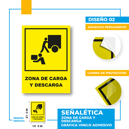 Precaución Zona de Carga y Descarga
