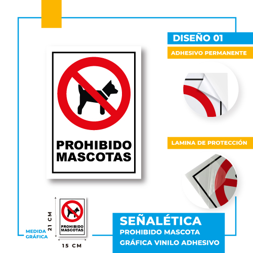 Prohibido que las mascotas hagan sus necesidades en esta area