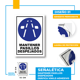 Mantener Pasillos Despejados