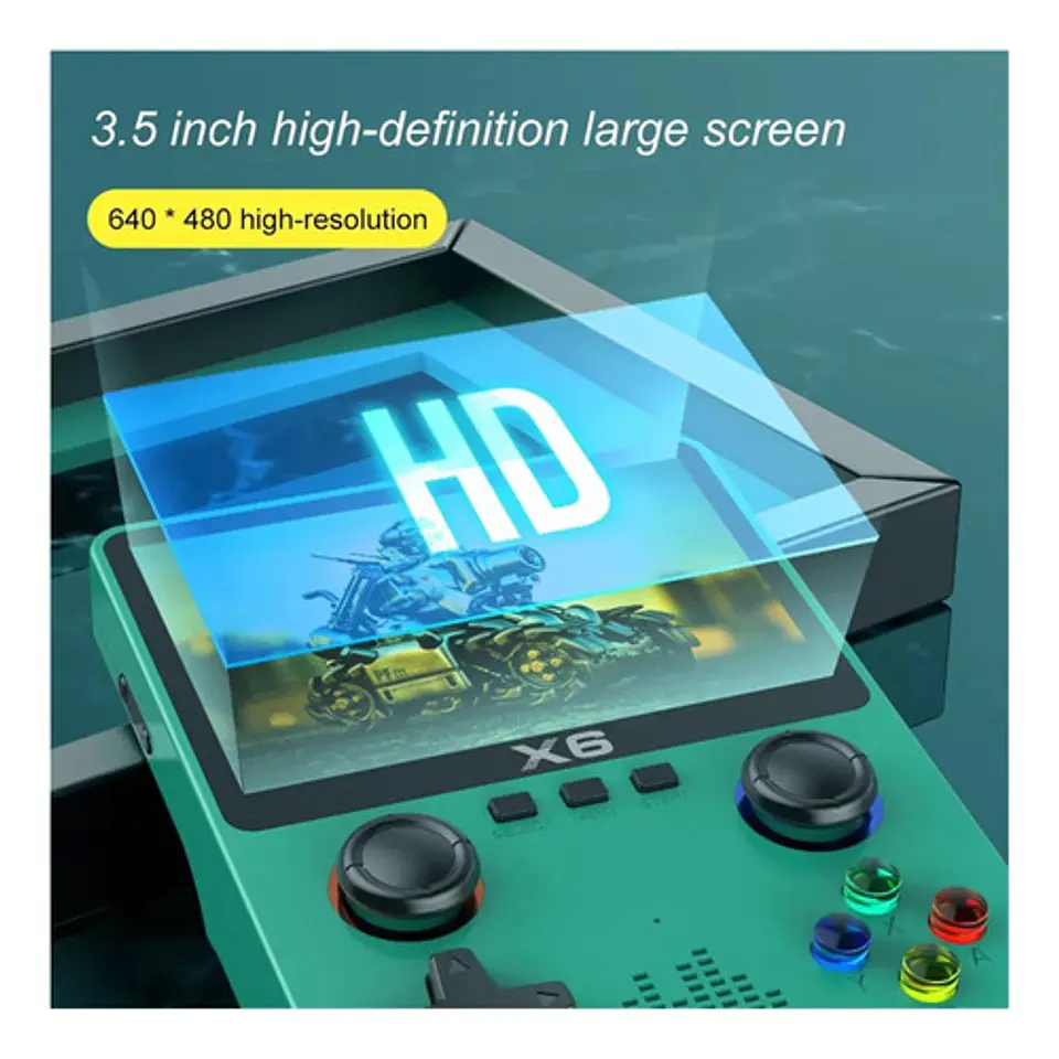 Consola De Videojuegos X6 Handheld Game Player 11 Simulators 3