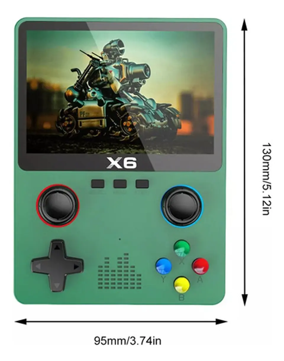 Consola De Videojuegos X6 Handheld Game Player 11 Simulators 6