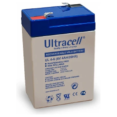 Batería 6V 4Ah Ultracell Recargable