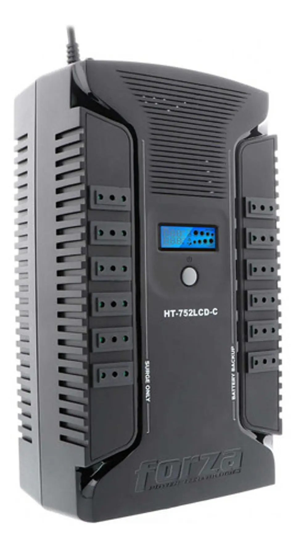 Ups Forza Interactiva 12 Tomas Chilenas 2usb 750va/375w 220v Color Negro 2