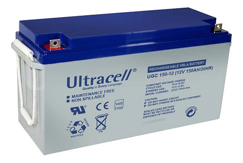 Batería Ciclo Profundo Ultracell Gel 12V 150Ah Solar UPS