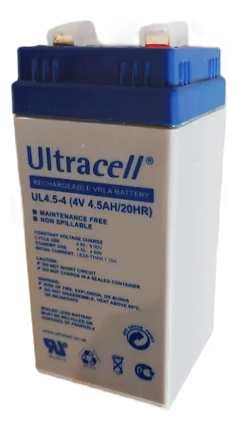 Pila Parlante 4v 4.5ah Ultracell Lámpara Juguete Batería