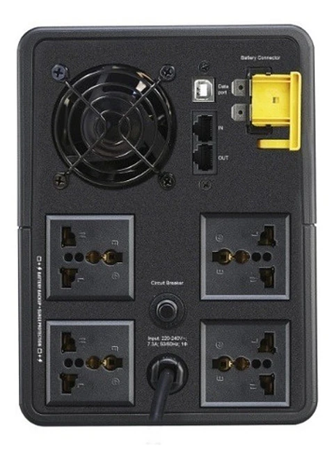 APC Back-UPS Bx1600mi 1600VA Color Negro 230V