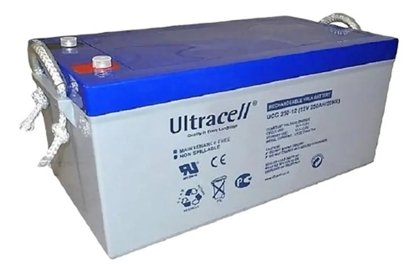 Batería Ciclo Profundo Ultracell Gel 12V 250Ah Solar UPS 1