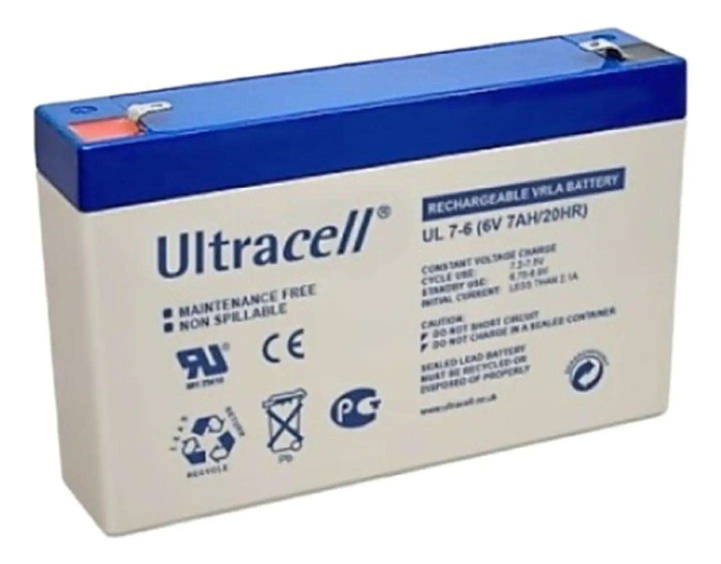 Batería Recargable 6V 7Ah Ultracell UPS Alarma 1