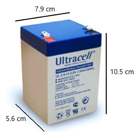 Batería Recargable 12v 2.9ah Parlante Lámpara  Balanza