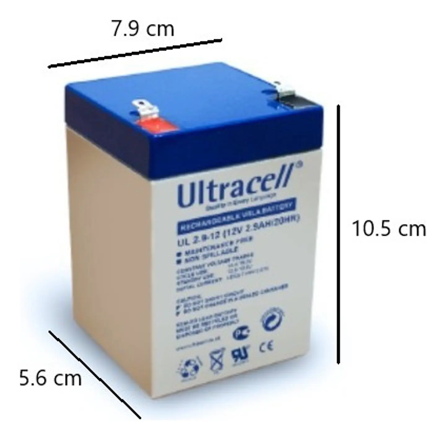 Batería Recargable 12v 2.9ah Parlante Lámpara  Balanza 2
