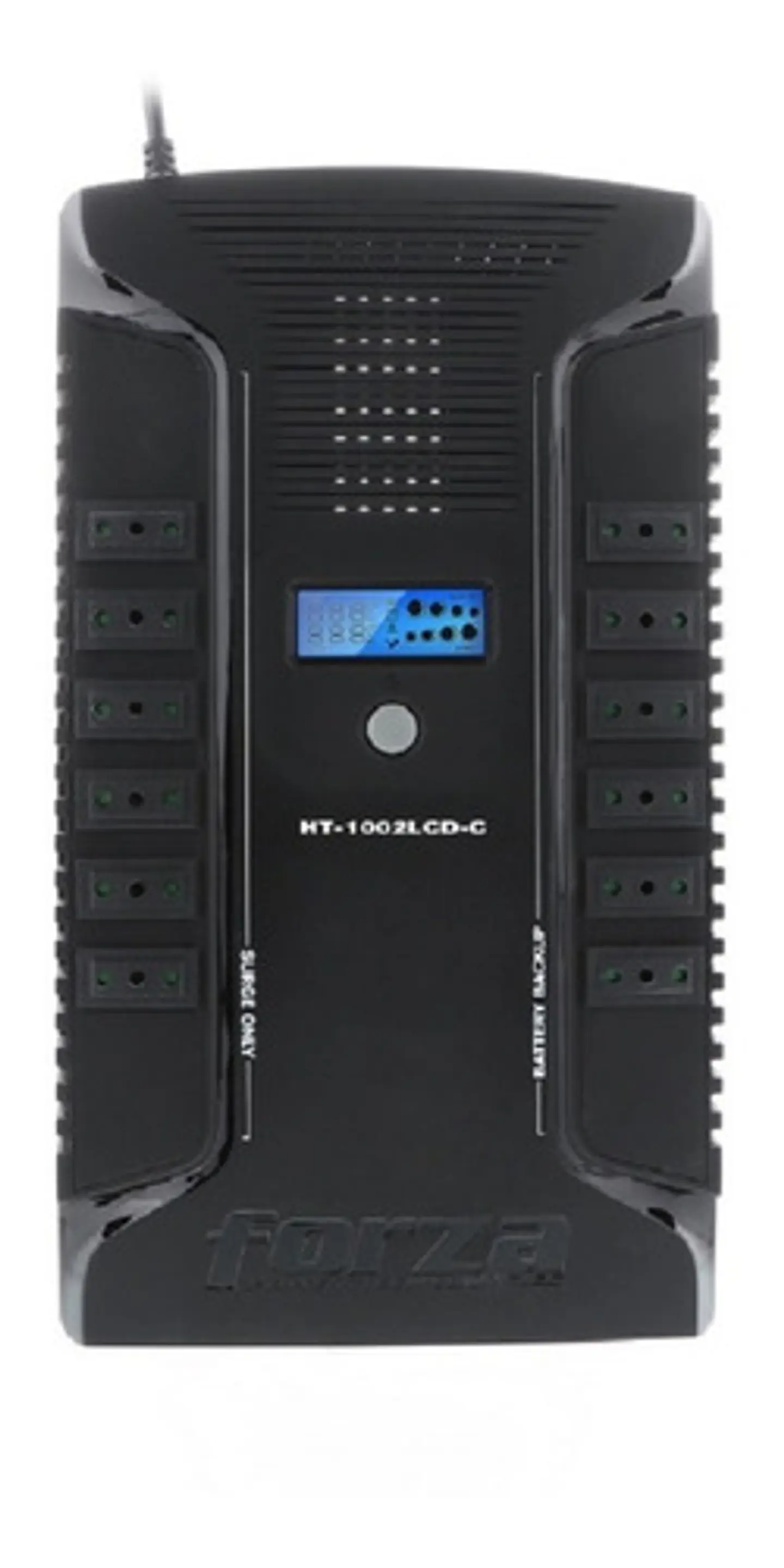 Ups Forza Interactiva 12 Tomas Chilenas 2usb 1000va/600w Color Negro 1