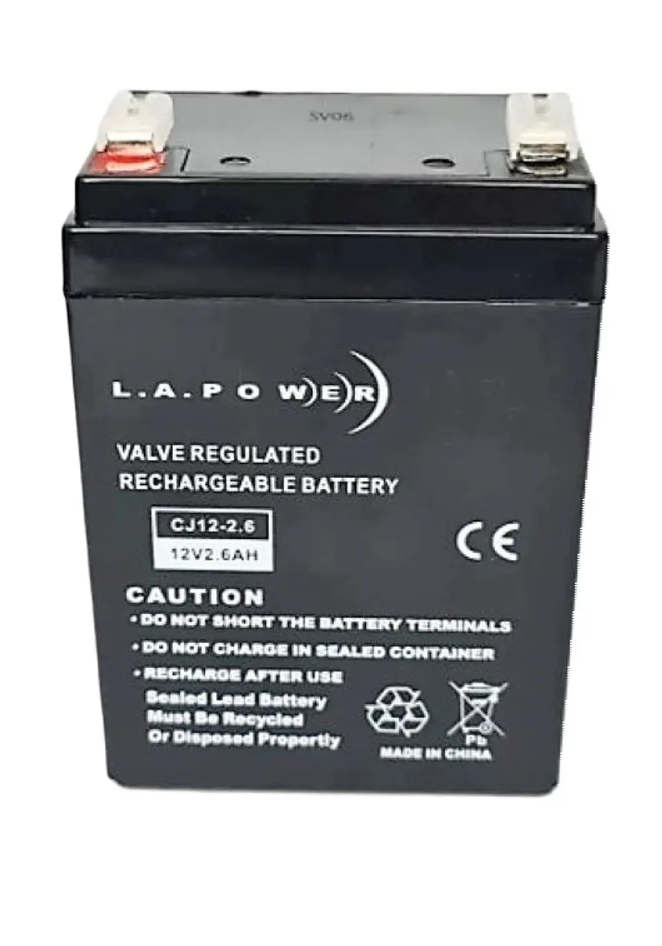 Batería 12V 2.6Ah  Recargable 1